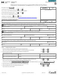 Form T3-RCA Retirement Compensation Arrangement (Rca) Part XI.3 Tax Return - Canada