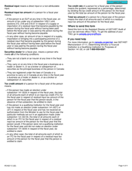 Form RC4521 Application for a Financial Institution of a Prescribed Class to Be Designated as a Qualifying Institution or Revocation of a Previously Granted Designation - Canada, Page 4