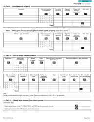 Form T5013 Schedule 6 Summary of Dispositions of Capital Property - Canada, Page 3