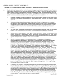 Application to Sever and Transfer - Arizona, Page 3