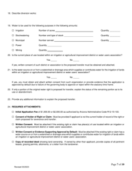 Application to Sever and Transfer - Arizona, Page 7