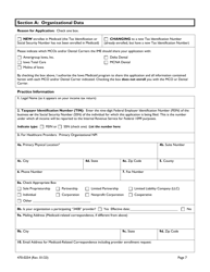 Form 470-0254 Iowa Medicaid Universal Provider Enrollment Application - Iowa, Page 7