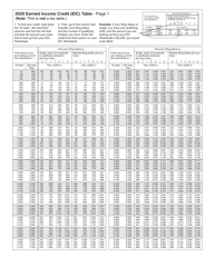 Form 511-EIC Earned Income Credit Worksheet - Oklahoma, Page 4