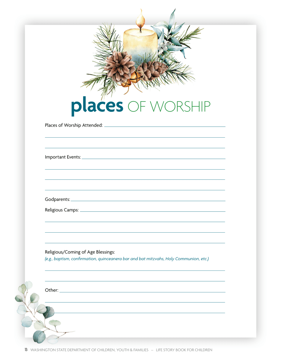 Life Story Book for Children - Washington, Page 16