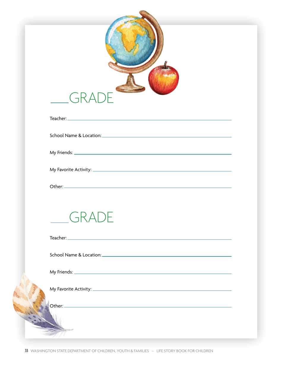 Life Story Book for Children - Washington, Page 36