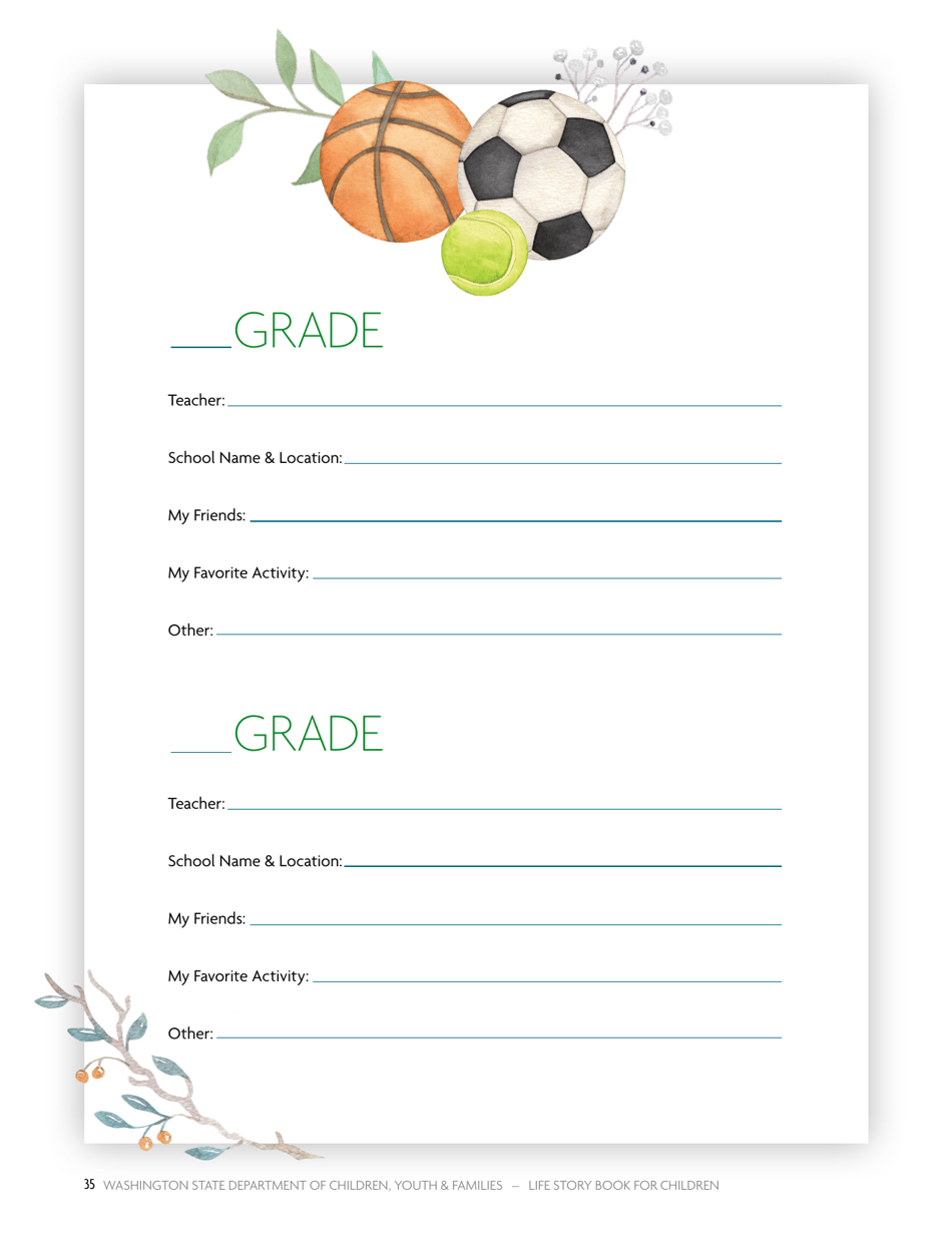 Life Story Book for Children - Washington, Page 38