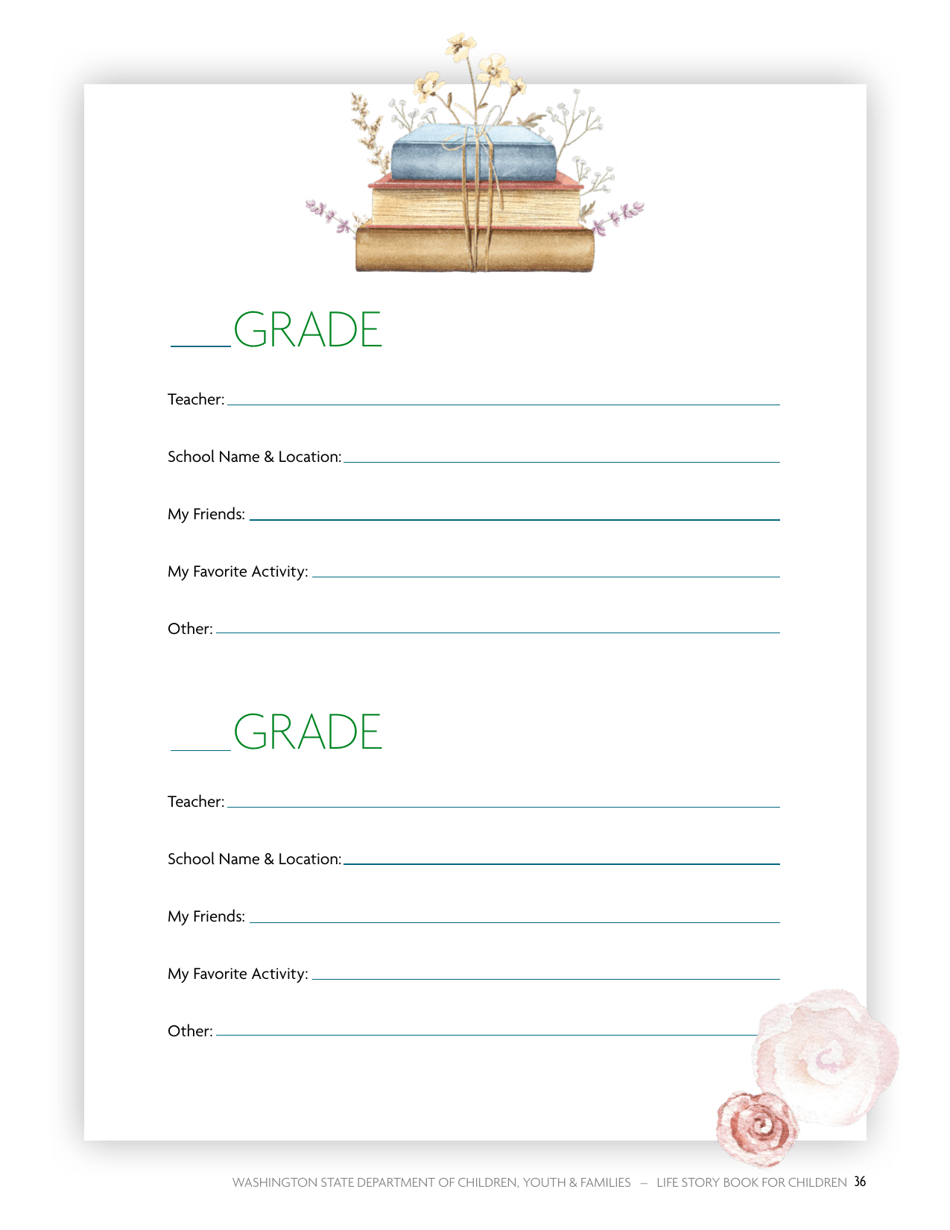 Life Story Book for Children - Washington, Page 39