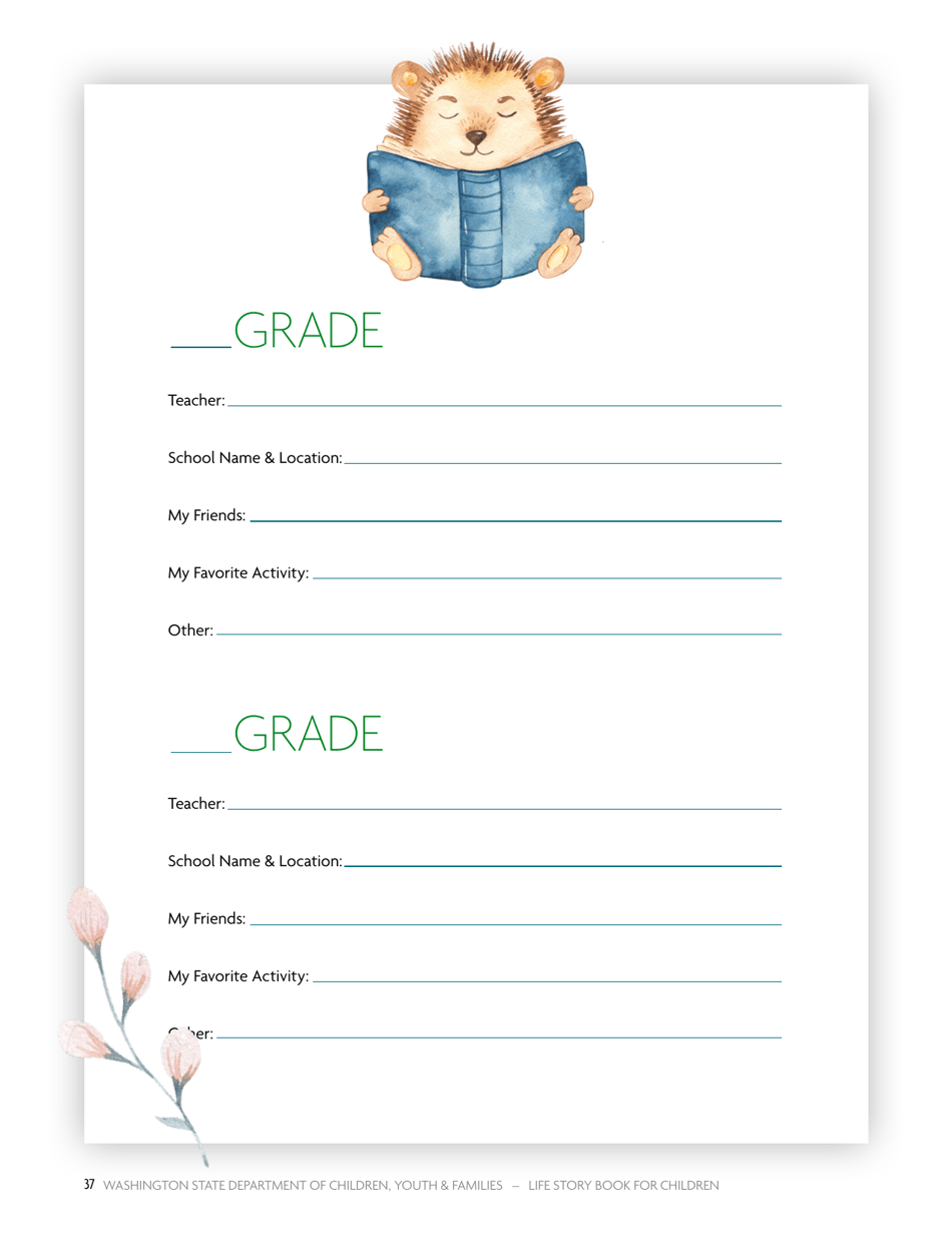 Life Story Book for Children - Washington, Page 40