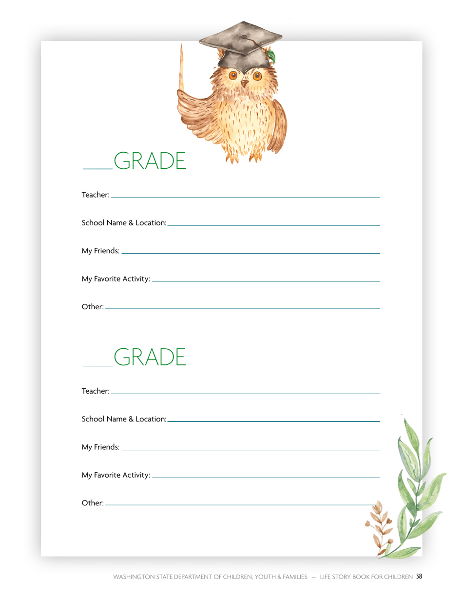 Life Story Book for Children - Washington, Page 41