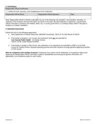 DNR Form 542-0377 Notification of Compliance Status - Area Source Rule for Gasoline Dispensing Facilities - Iowa, Page 2