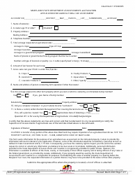 Document preview: Attachment 1 Application for Agricultural Use Assessment - Maryland
