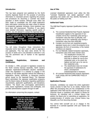 Application for Licensed Residential - North Carolina, Page 2