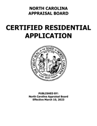 Document preview: Application for Certified General Certification - North Carolina