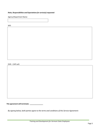 Training Services and/or Customized Facilitation Request Form - Vermont, Page 3