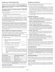 Instructions for Form PIT-RES Delaware Individual Resident Income Tax Return - Delaware, Page 4