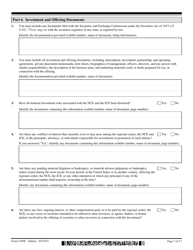 USCIS Form I-956F Application for Approval of an Investment in a Commercial Enterprise, Page 7