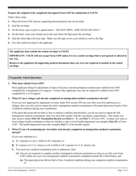Instructions for USCIS Form I-693 Report of Immigration Medical Examination and Vaccination Record, Page 7