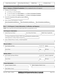 USCIS Form I-693 Report of Immigration Medical Examination and Vaccination Record, Page 4