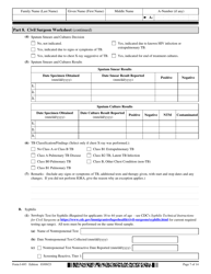 USCIS Form I-693 Report of Immigration Medical Examination and Vaccination Record, Page 7