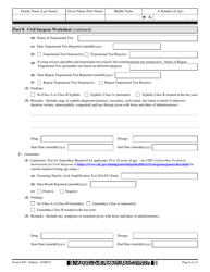 USCIS Form I-693 Report of Immigration Medical Examination and Vaccination Record, Page 8