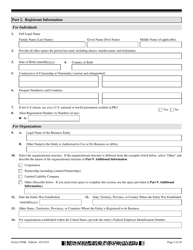 USCIS Form I-956K Registration for Direct and Third-Party Promoters, Page 2