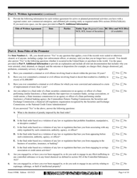 USCIS Form I-956K Registration for Direct and Third-Party Promoters, Page 4