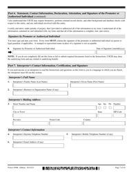 USCIS Form I-956K Registration for Direct and Third-Party Promoters, Page 7