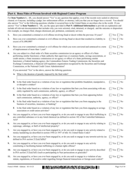 USCIS Form I-956H Bona Fides of Persons Involved With Regional Center Program, Page 4