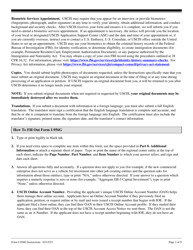 Instructions for USCIS Form I-956G Regional Center Annual Statement, Page 2