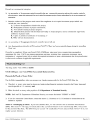 Instructions for USCIS Form I-956G Regional Center Annual Statement, Page 6