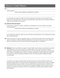 Form 1430 Health Care Proxy Form - New York, Page 7
