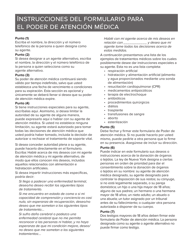 Formulario 1431 Formulario Para El Poder De Atencion Medica - New York (Spanish), Page 6
