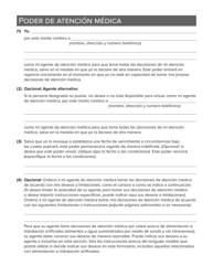 Formulario 1431 Formulario Para El Poder De Atencion Medica - New York (Spanish), Page 7