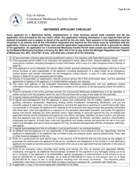 Commercial Marihuana Facilities Permit Application - City of Adrian, Michigan, Page 7