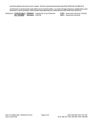 Form DOC07-024ES Conditions, Requirements, and Instructions - Washington (English/Spanish), Page 6