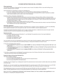 Form SC1040ES Individual Declaration of Estimated Tax - South Carolina, Page 3