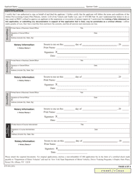 Form DTP-403 Online Pre-licensing Program Sponsor Application - New York, Page 4