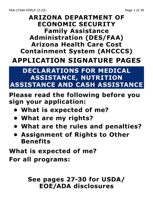 Form FAA-1724A-LP  Printable Pdf