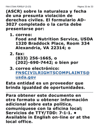 Formulario FAA-1724A-SLP Paginas De Firma De La Solicitud (Letra Grande) - Arizona (Spanish), Page 33