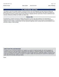 Form DDD-2089A Ddd Person Centered Service Plan - Arizona, Page 11