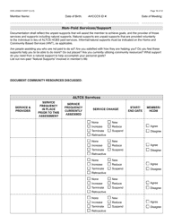 Form DDD-2089A Ddd Person Centered Service Plan - Arizona, Page 18