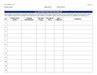 Form DDD-2089A Ddd Person Centered Service Plan - Arizona, Page 26