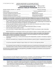 Document preview: Formulario GCI-1021E-S Plan Individualizado De Servicio Familiar Transicion - Arizona (Spanish)