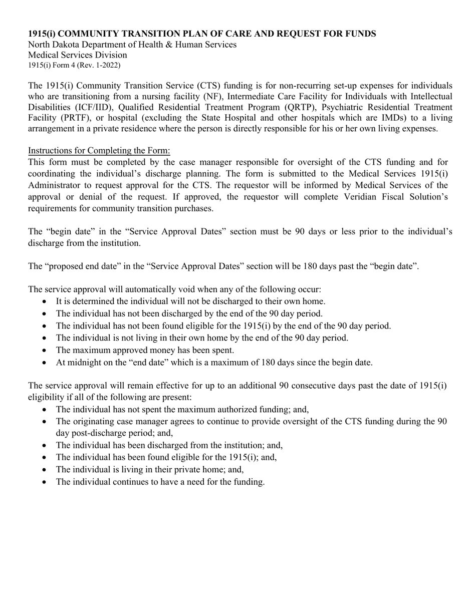 Form 4 Fill Out, Sign Online and Download Printable PDF, North Dakota Templateroller