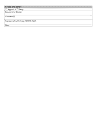 Form 4 1915(I) Community Transition Plan of Care and Request for Funds - North Dakota, Page 4