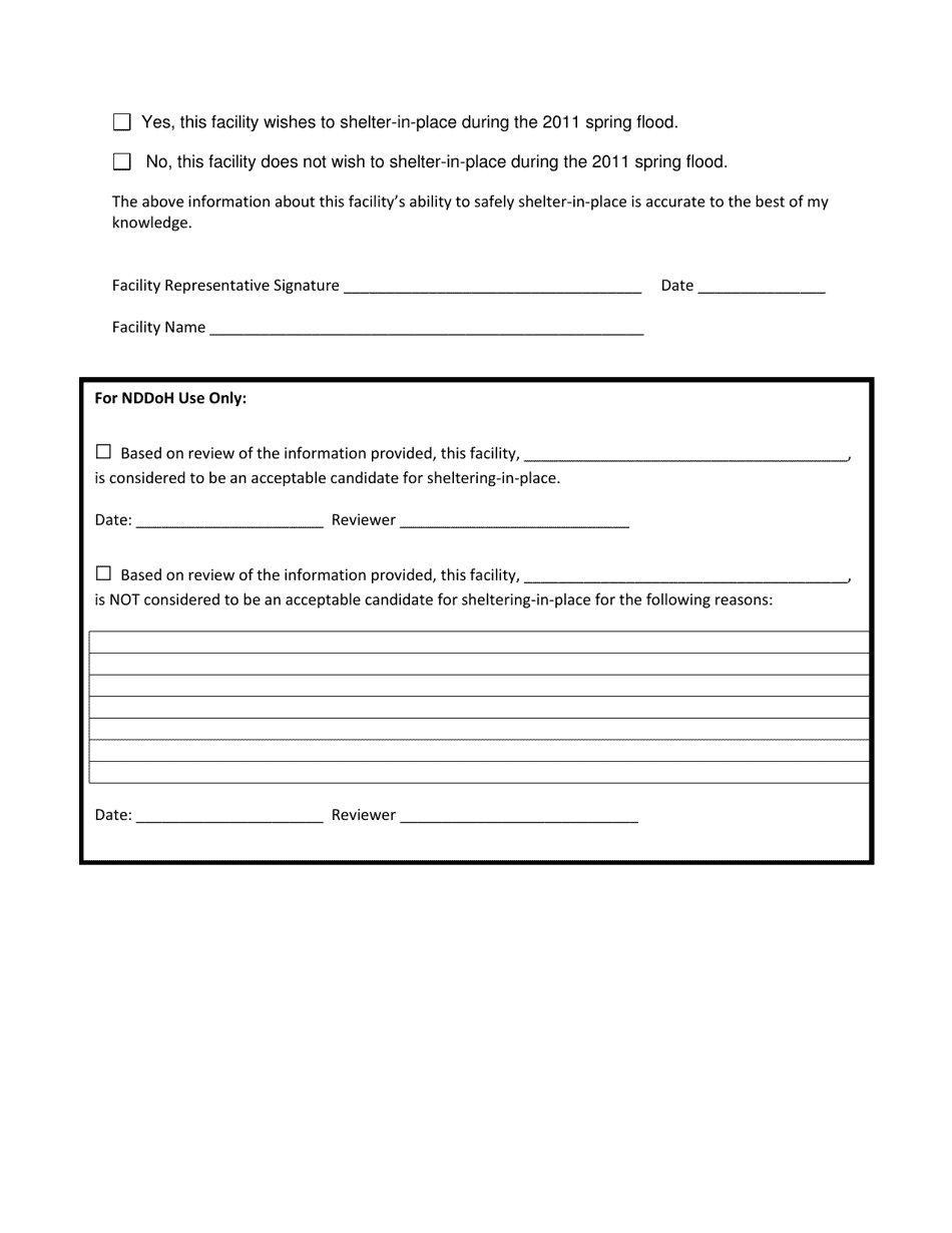 Health Care Facility Scoring for Sheltering-In-place Capacity - North Dakota, Page 5