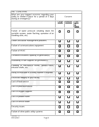 Survey of Hospital Vulnerability and Shelter-In-place Capacity - Draft - North Dakota, Page 8