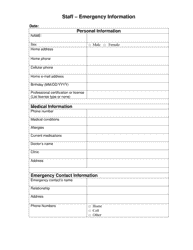 Attachment C Minimum Care Facility Concept of Operations Forms - North Dakota, Page 13