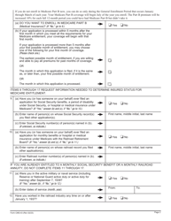 Form CMS-43 Application for Hospital Insurance Benefits for Individuals With End Stage Renal Disease, Page 2