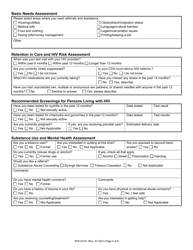 Form SFN54191 Nd Ryan White Part B Program Enrollment Application - North Dakota, Page 4